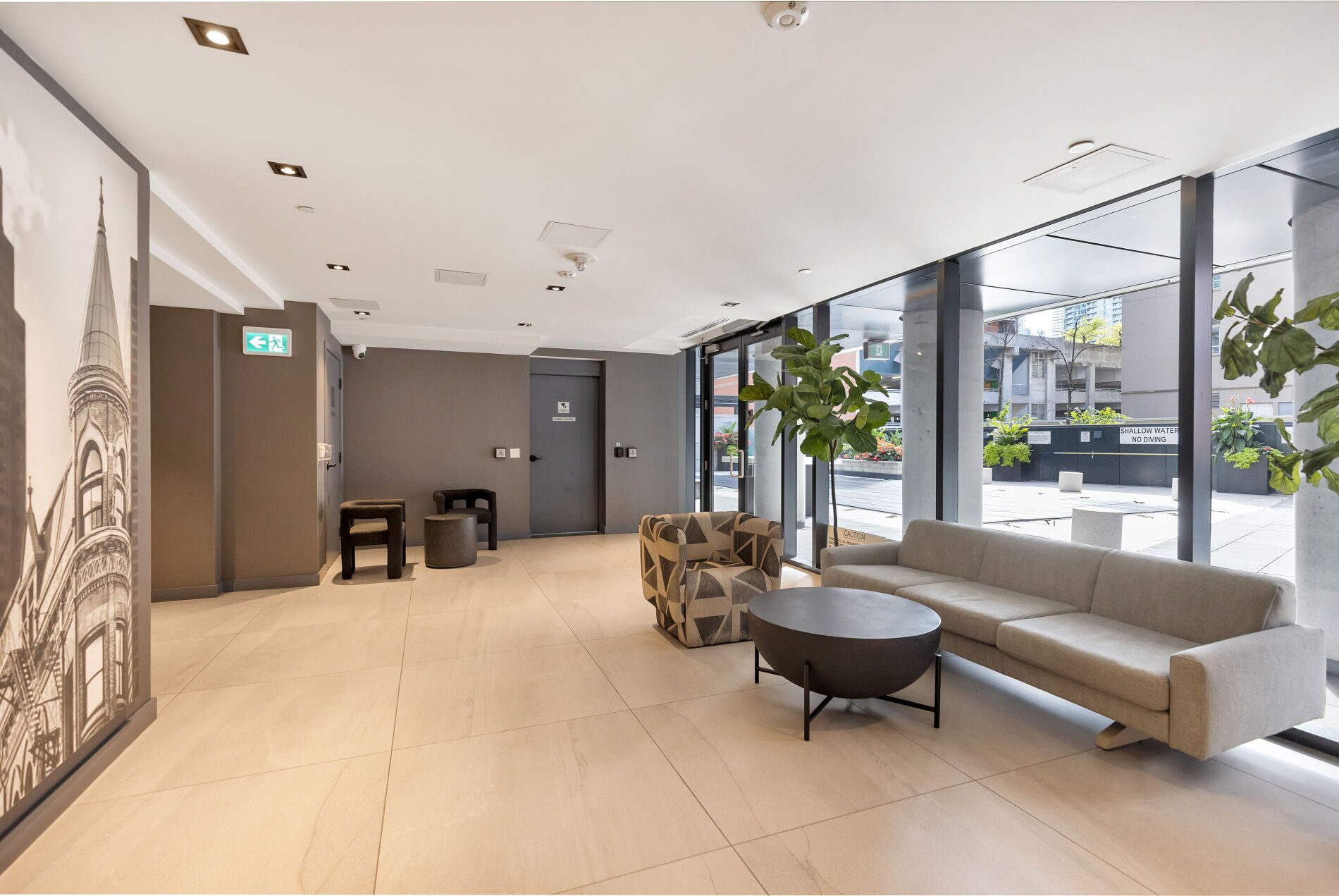 Residents’ lounge at 75 On The Esplanade