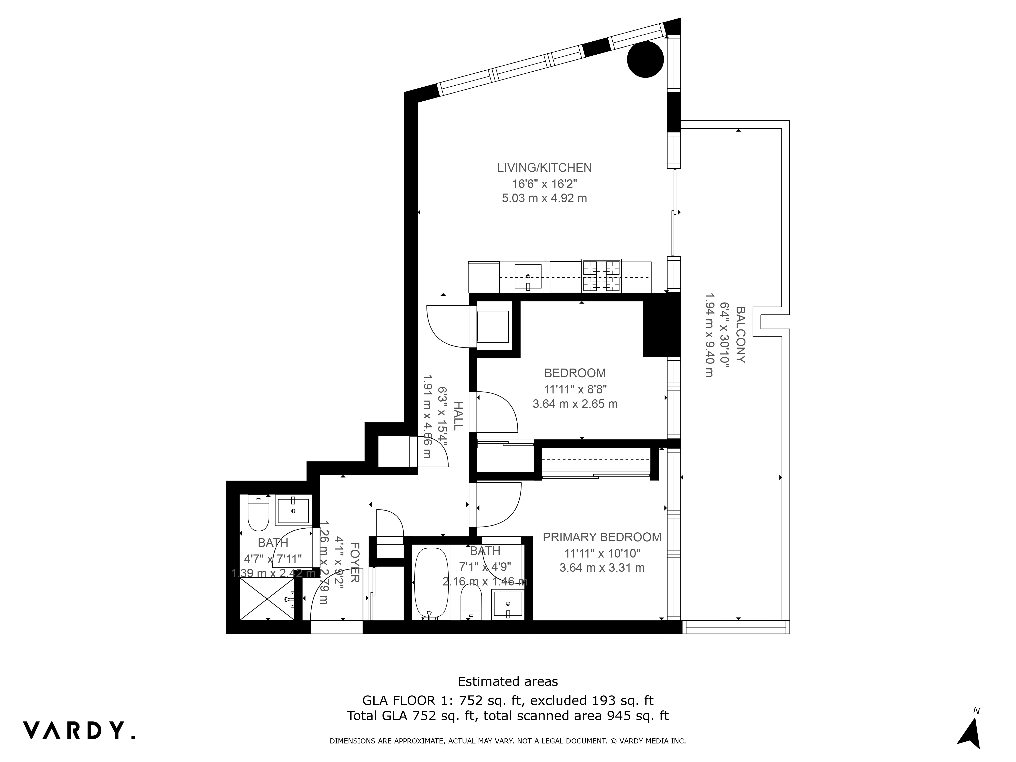 Suite 1410 floor plan